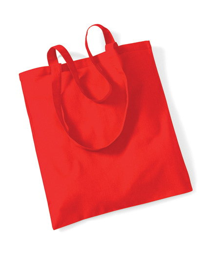 Bag for Life Baumwolltasche incl. Wunschdruck mit langen Henkeln in 48 Farben