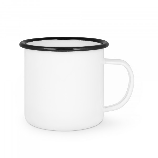 Emailletasse inkl. Wunschdruck, ca. 300 ml